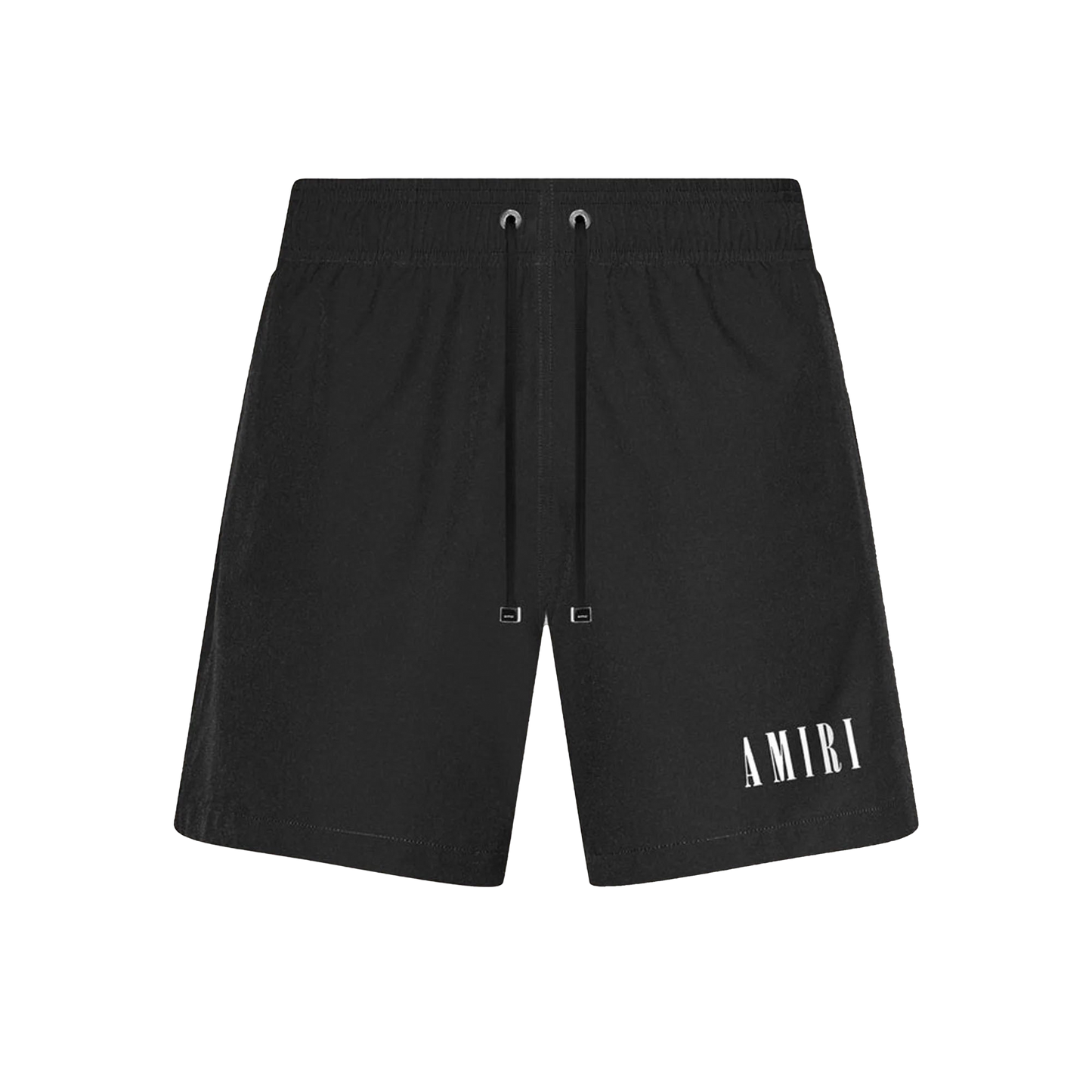 Pantaloneta Negra AMIRI Logo
