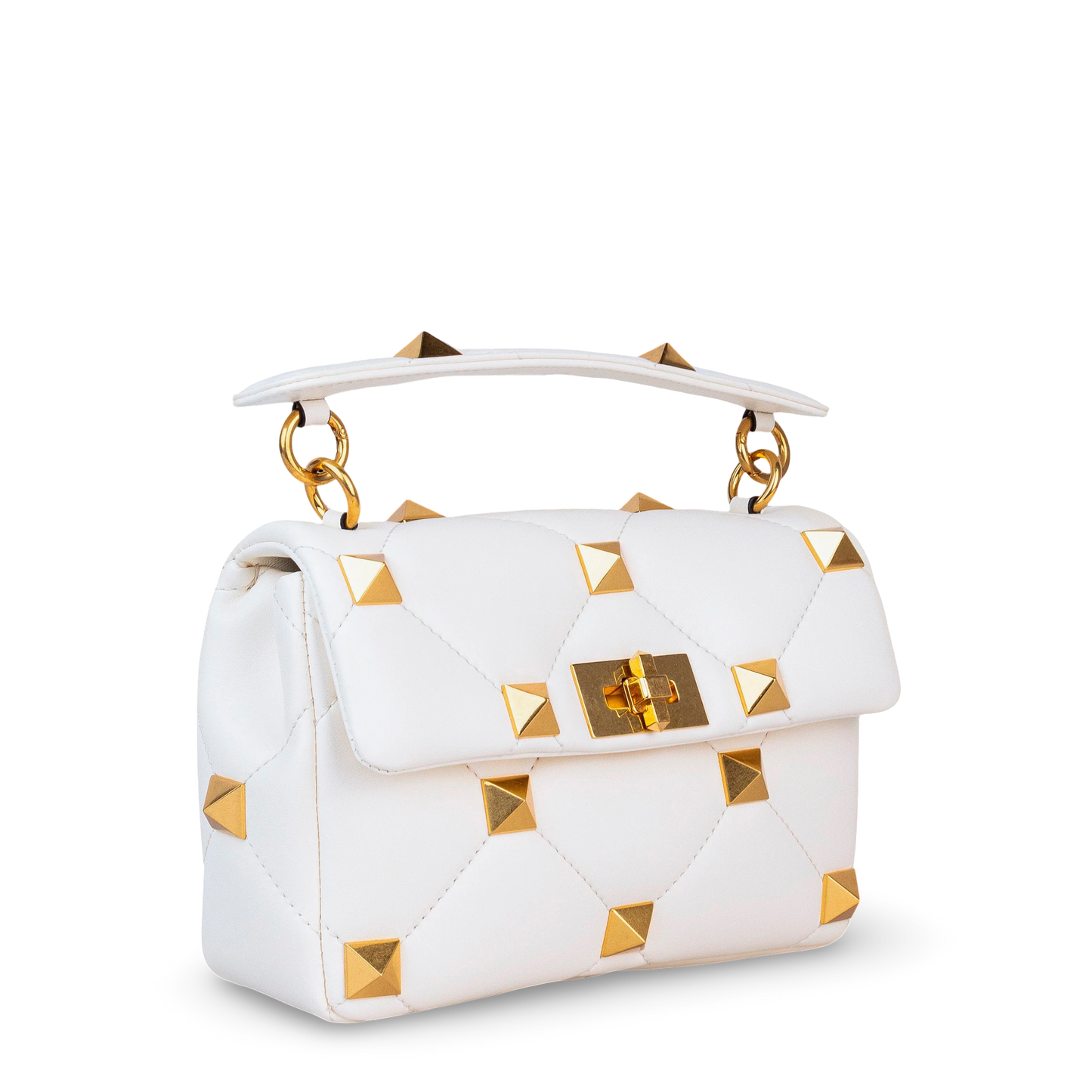 Cartera Blanca Valentino Roman Stud Bag