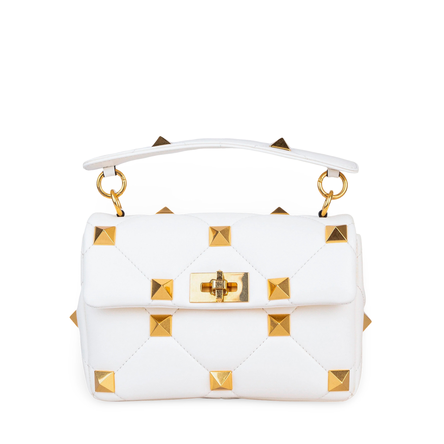 Cartera Blanca Valentino Roman Stud Bag