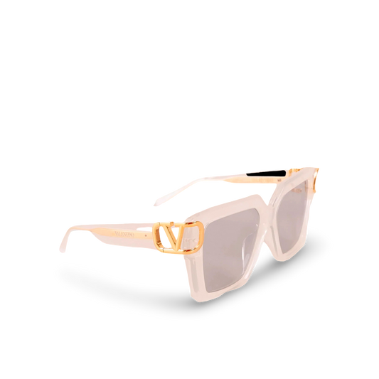 Gafas de Sol Blancas Valentino Big Vlogo