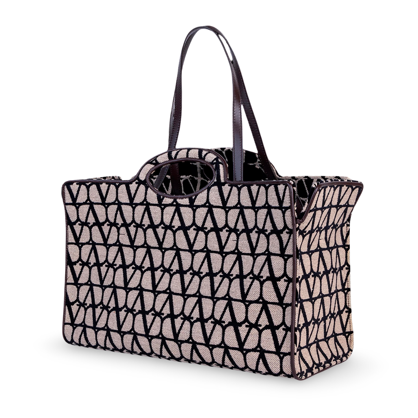 Cartera Beige Negro Valentino Iconographe