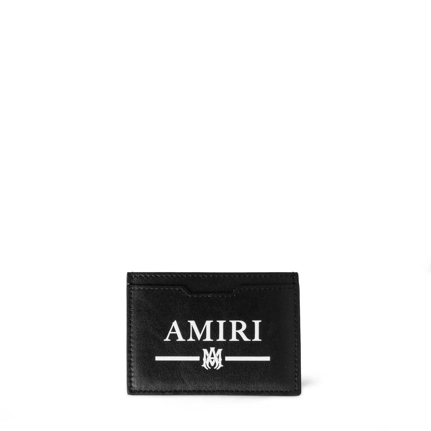 Tarjetero Negra AMIRI Front Logo