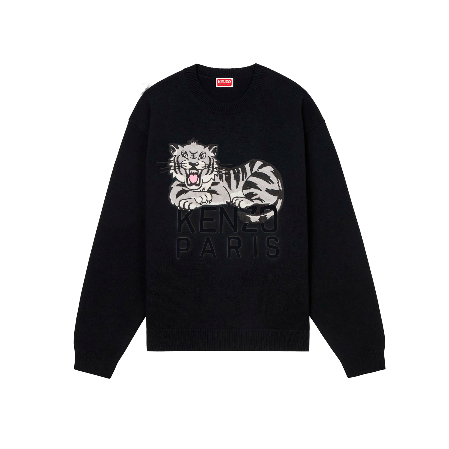 Buzo Negro Kenzo Paris Tiger