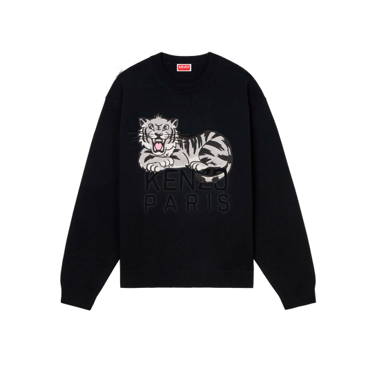 Buzo Negro Kenzo Paris Tiger