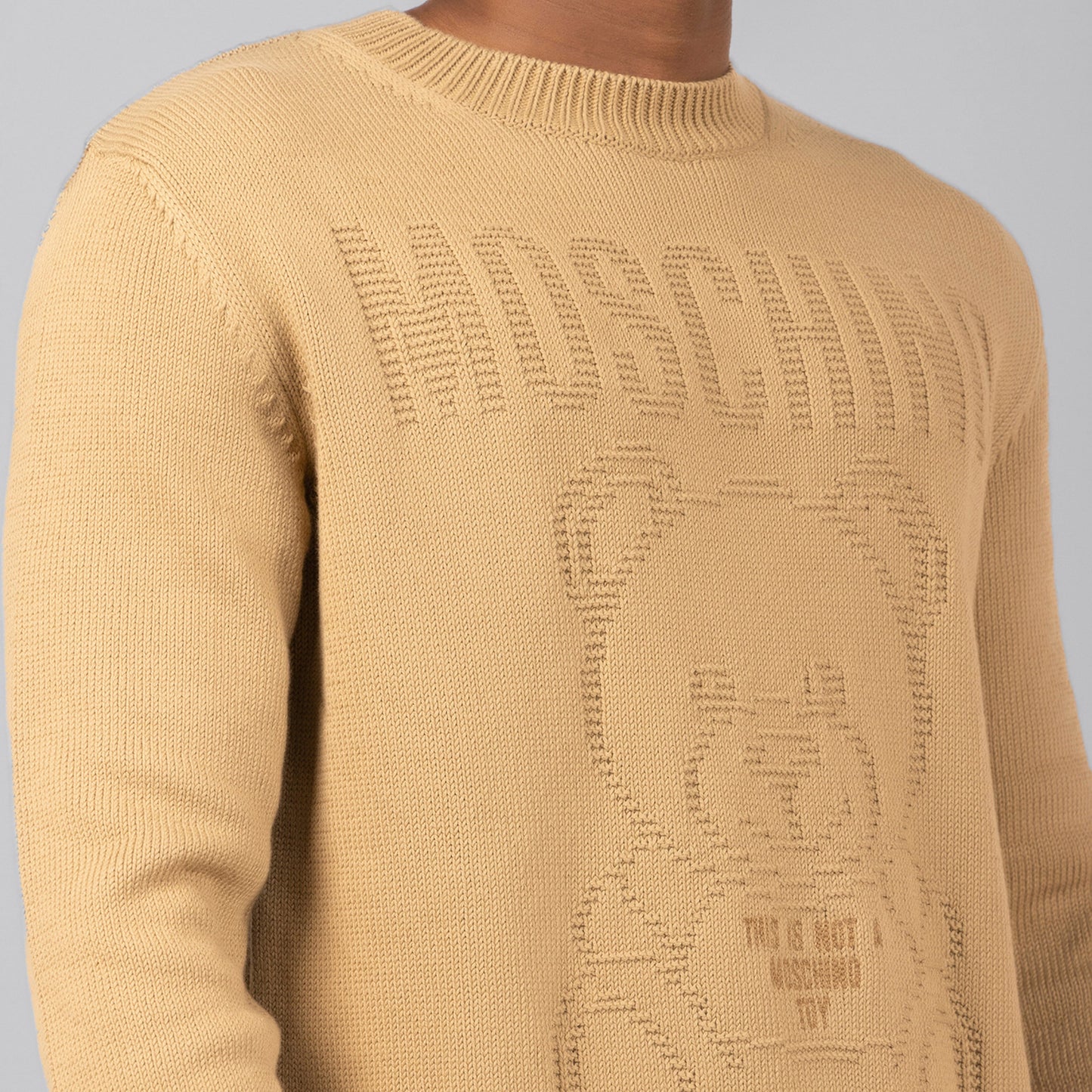 Suéter Beige Moschino Couture Beige Teddy Bear