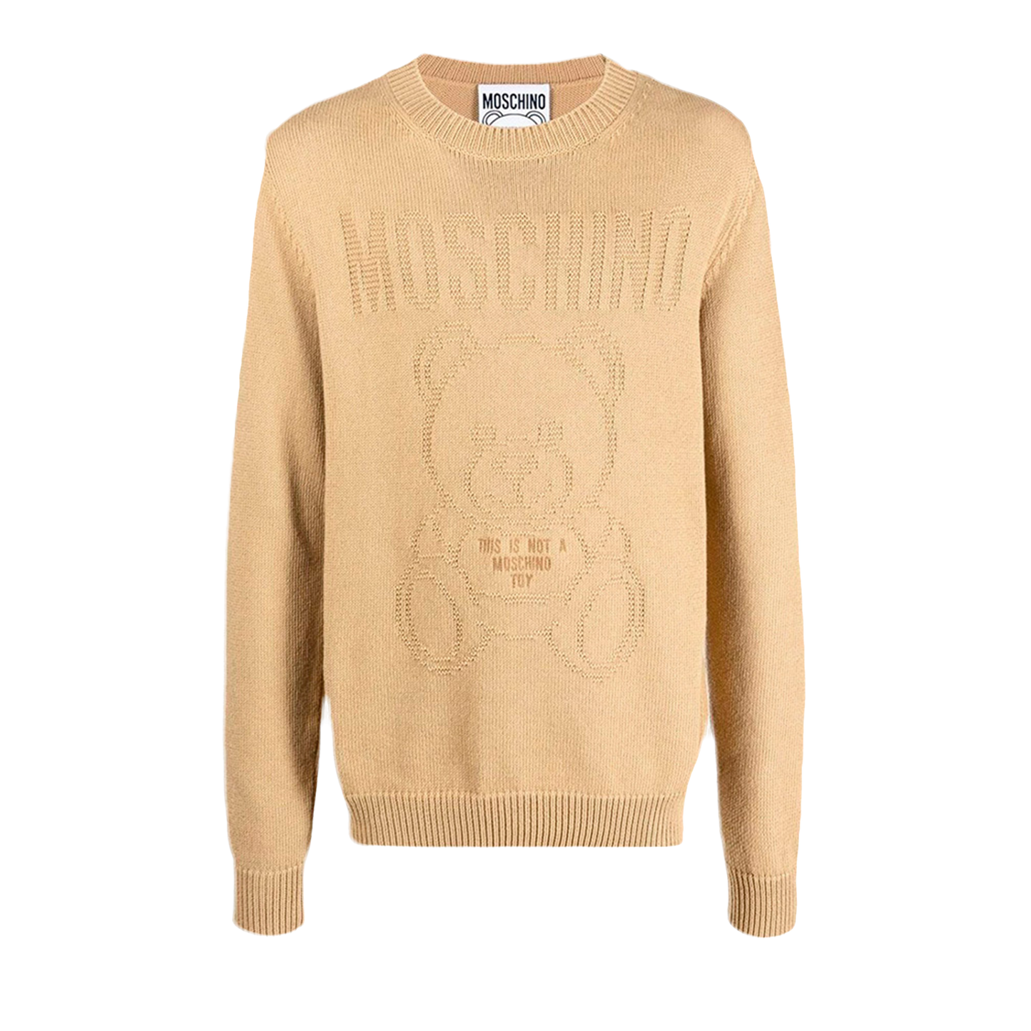 Suéter Beige Moschino Couture Beige Teddy Bear