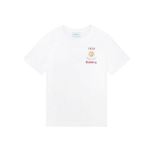 Camiseta Blanca Casablanca Le Temple Du Savoir
