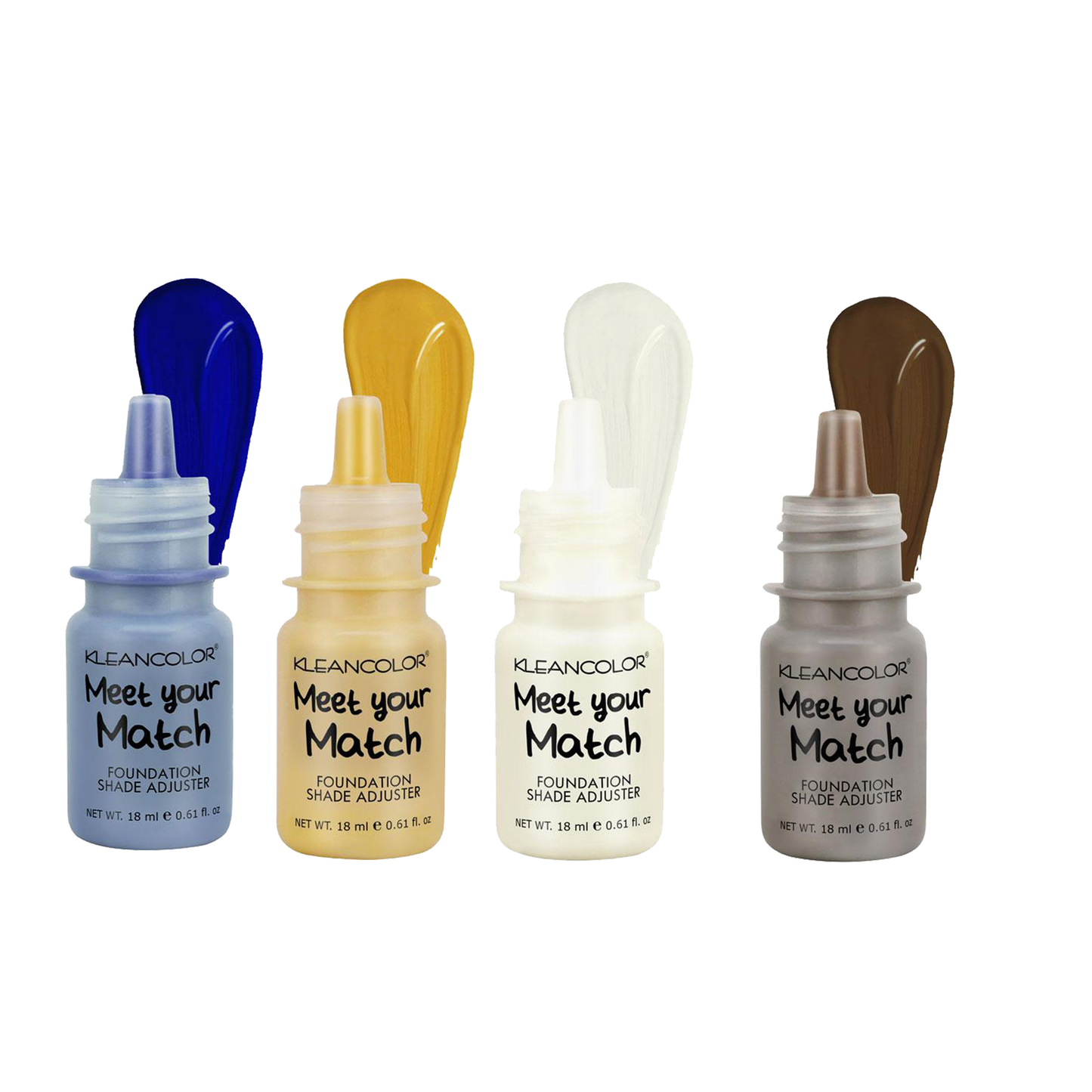 ✨Kleancolor -  Ajustador de Base Meet Your Match Foundation Shade Adjuster