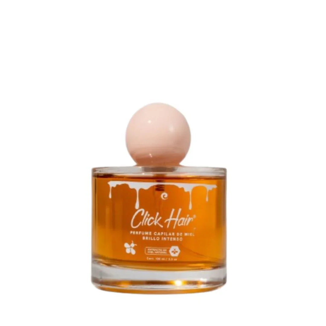 Perfume Capilar de Miel Brillo Intenso Click Hair Fragancia Dorada con Poder Nutritivo