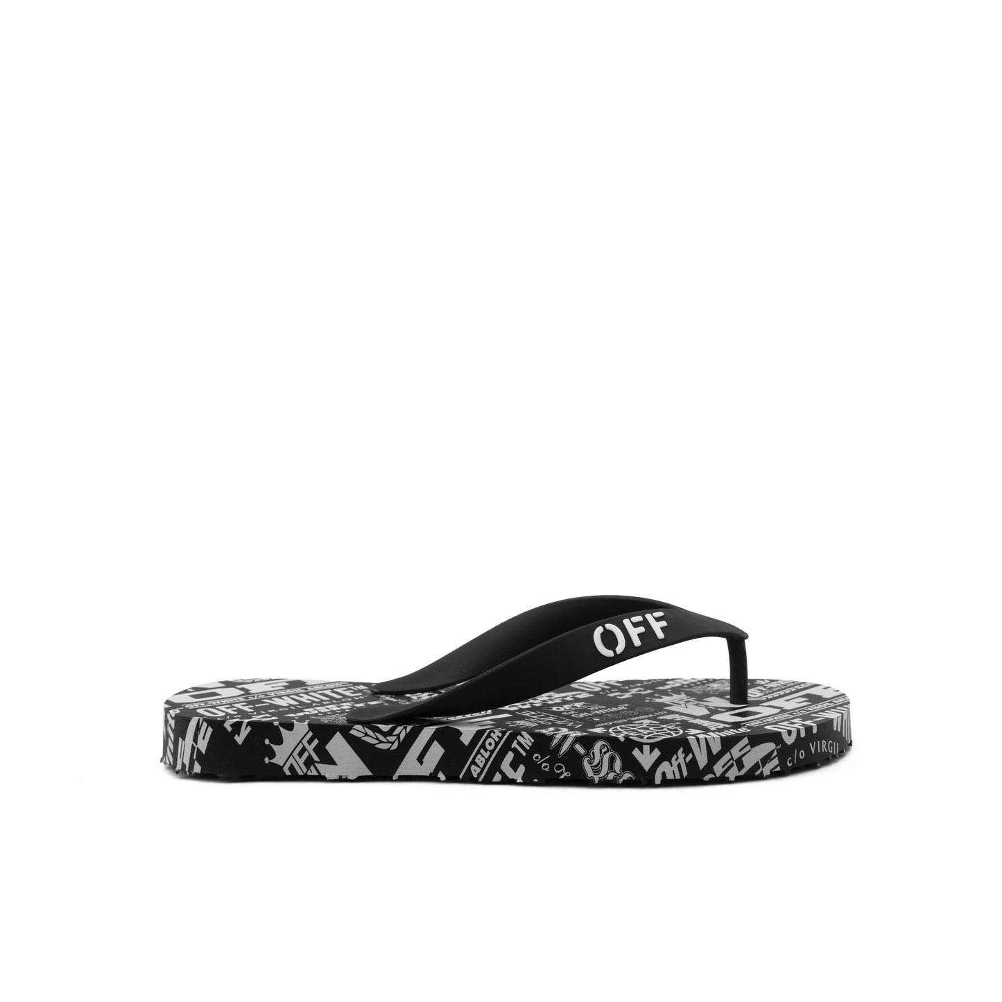 Sandalia Negro Off-White M-Off Stamp