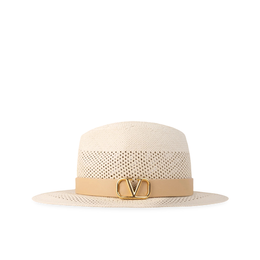 Gorro Blanco Valentino Vlogo